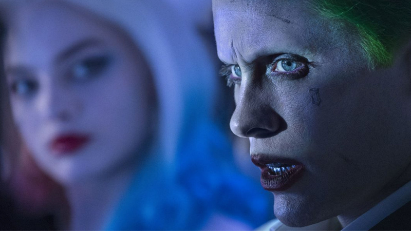 Harley and the Joker in less skwaddy times in a Suicide Squad flashback.